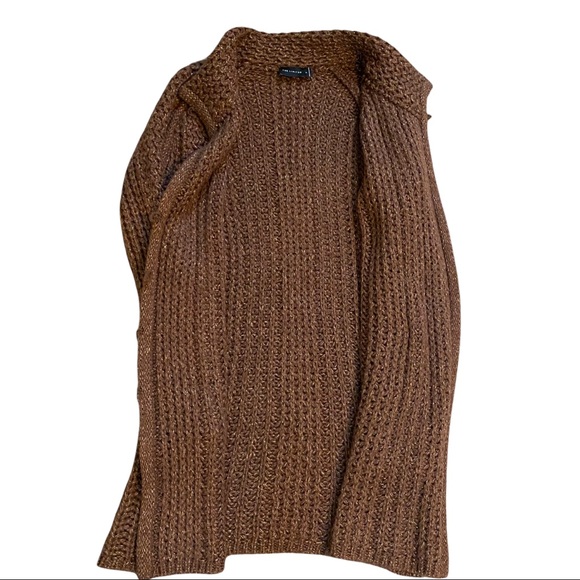 Long -Trendy and Fashionable - Brown Cardigan- Size M - Picture 6 of 7